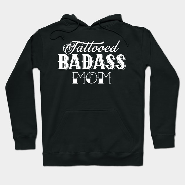 Tattooed badass mom Hoodie by JoakynRivas